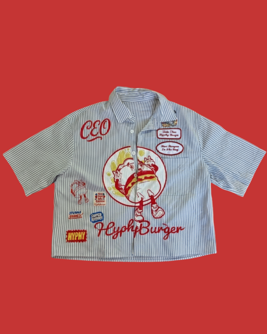 Vintage Work Shirt: Cropped + Custom