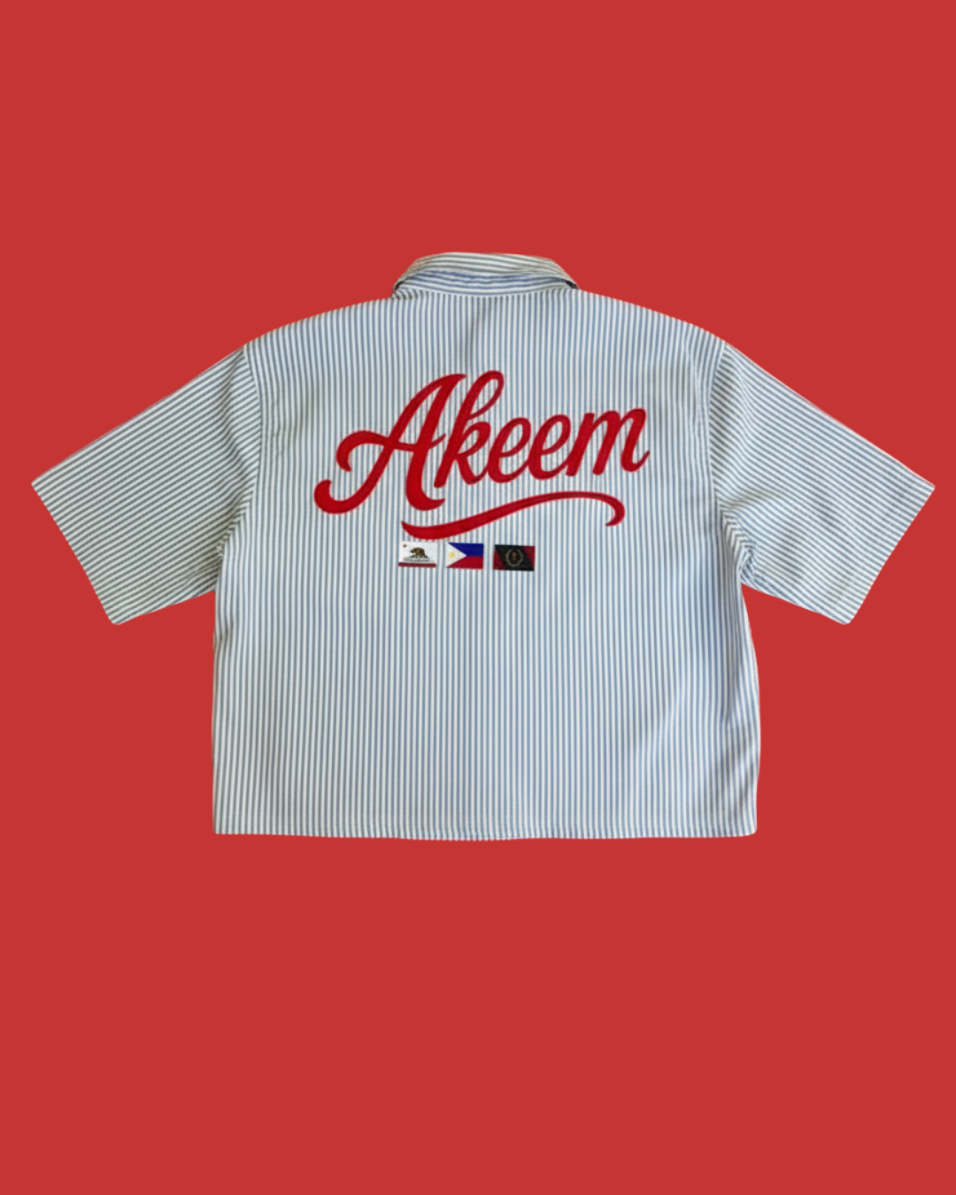Vintage Work Shirt: Cropped + Custom