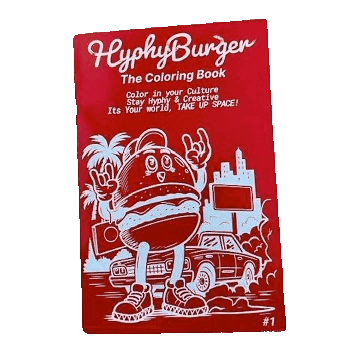 Hyphy Burger Coloring Book